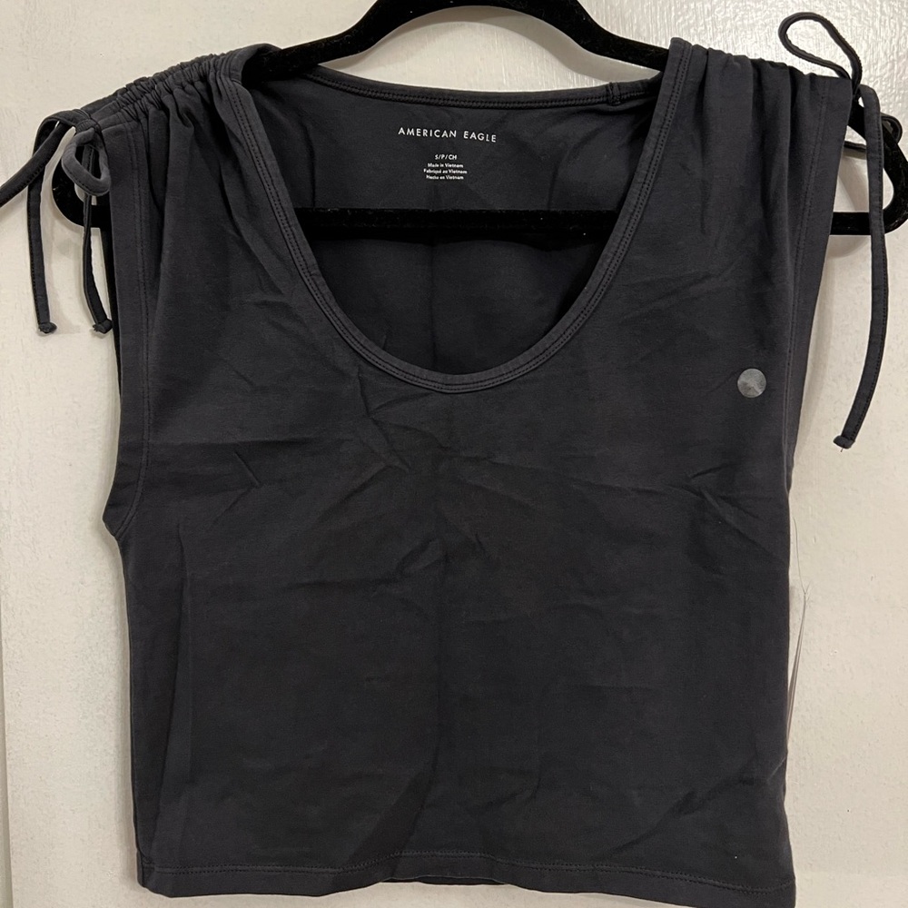 American Eagle Muscle Tee - Dark Grey - Size Small